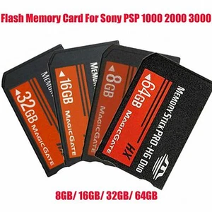 8/16/32GB MS Memory Stick PRO-HG Duo HX MagicGate Card For PSP All Versions - Picture 1 of 16