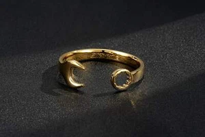 Premium 9mm Large Gold Spanner Wrench Bangle Bracelet Adjustable - Picture 1 of 3