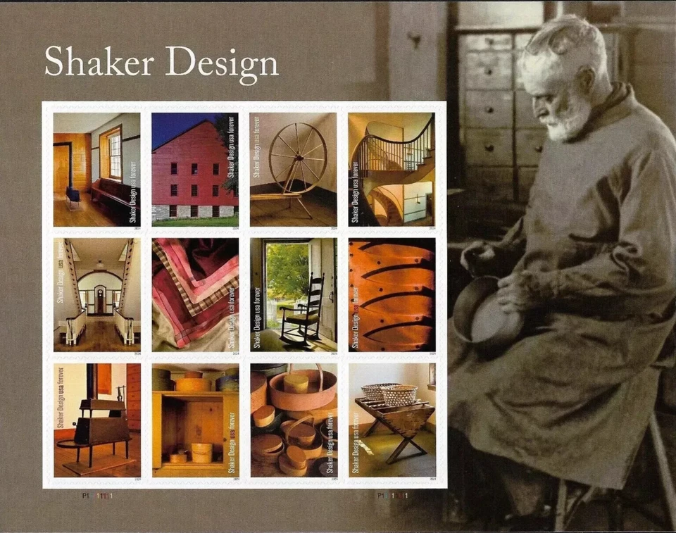 US Shaker Design Forever Stamp Scott #5896 - Image 1 of 1