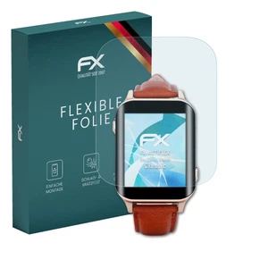 atFoliX 3x Folie für Cares.Watch Classic Schutzfolie klar&flexibel - Zdjęcie 1 z 8