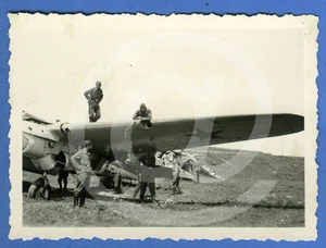 K- Foto Russia Beute Flugzeug Polikarpov-I15 "TchaÏka" + Petliakov Pe-2 ??? - Bild 1 von 1
