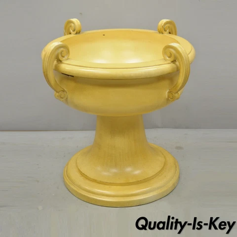 Vintage 28" Fiberglass Urn Form Dining Table Pedestal Base Cover