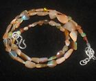 38Crts 4X5to8x12mm Natural Ethiopian  Opal Nuggets Beads Necklace #1081