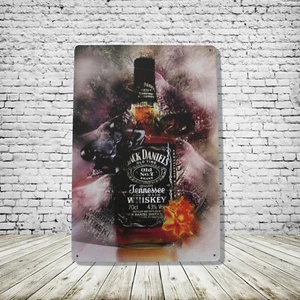 Jack Daniel's Vintage Stil Blech Metall Bar Schild Poster Mann Höhle Sammlerstück Neu - Bild 1 von 1