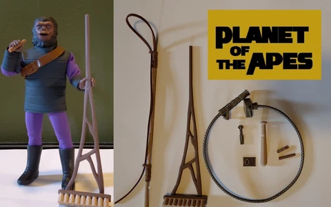 Planet of the Apes - MEGO - Julius Accessory Set  8" scale Cover