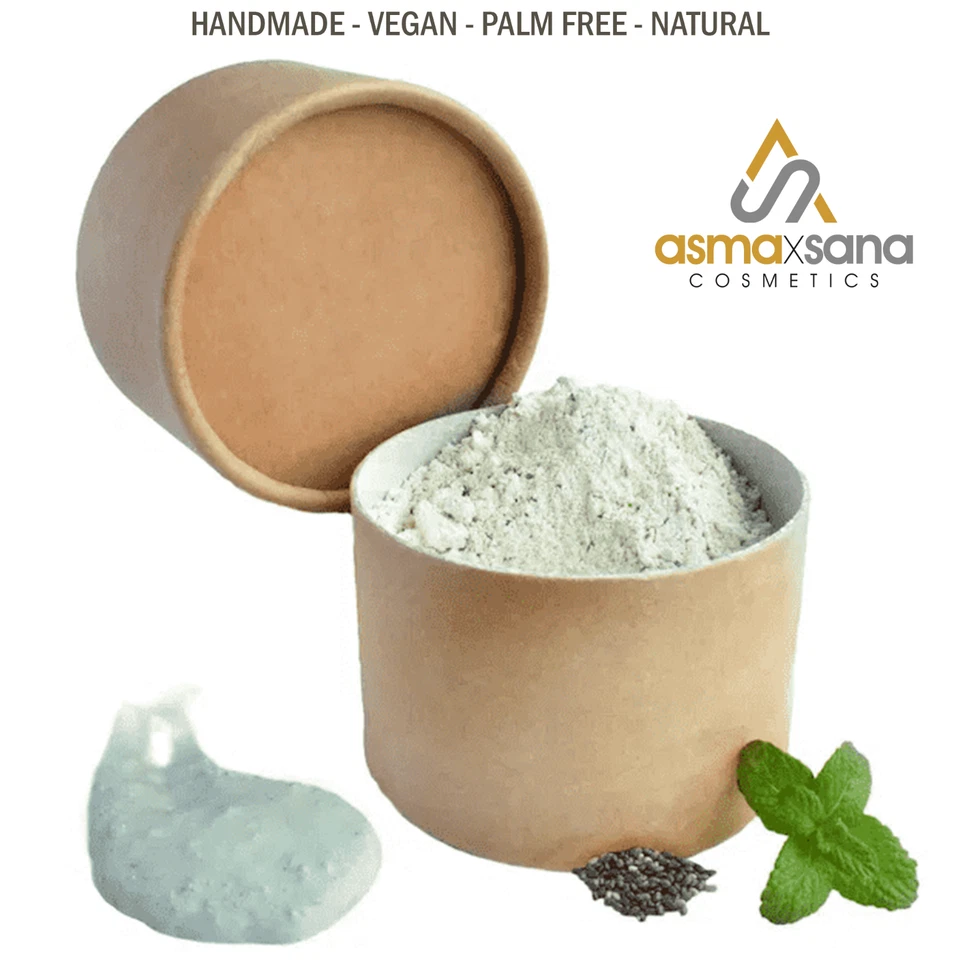 Asma x Sana Matcha Green Tea Luxury Face Mask Natural Handmade Vegan Palm Free - Image 1 of 1