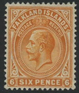 FALKLAND IS., COMO NUEVO, #34, OG LH, GRAN CENTRADO - Imagen 1 de 1