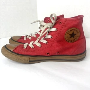 Converse All Star Chuck Taylor Hi Top Shoes Junior 2.5 High Top Sneakers Red - Picture 1 of 12