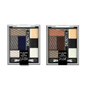 Miss Sporty Designer All In One Palette Eye Shadow Primer Liner Illuminator - Picture 1 of 3