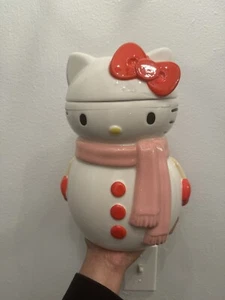 Hello Kitty Snowman Cookie Jar - Picture 1 of 2