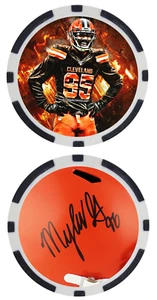 MYLES GARRETT - CLEVELAND BROWNS - CHIP POKER - ***FIRMATO/AUTO*** - Foto 1 di 2