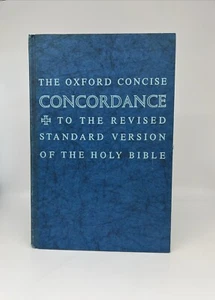 Oxford RSV Bibel Konkordanz 1962 Hardcover Vintage religiöse Referenz sehr guter Zustand - Bild 1 von 11