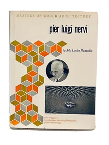 PIER LUIGI NERVI 1960 Masters Of World Architecture Huxtable 1st Edit HB DJ - Bild 1 von 11