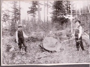 PHOTOGRAPH GIRLS LESBIAN LOGGING FASHION COLUMBIA RIVER PORTLAND OREGON PHOTO - Imagen 1 de 1