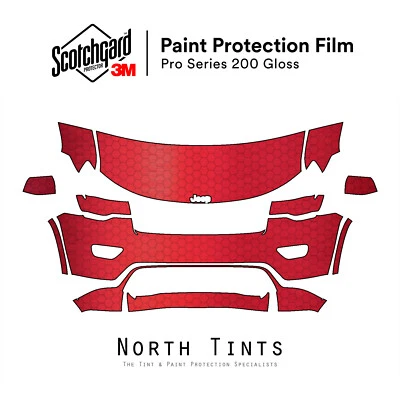 Jeep Grand Cherokee 2017-2021 3M PRO PreCorte Protección Pintura Sujetador Transparente Kit PPF Foto 1 de 4