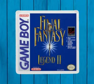 Final Fantasy Legend II Nintendo Game Boy Fridge Magnet Iman Nevera - Photo 1/1