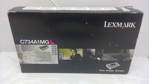 Genuine LExmark C734/X738 Magenta Toner Cartridge C734A1MG - Picture 1 of 5