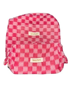2 piece Jolly House Checkered Cosmetic Makeup Bag Set 1 Large 1 Small 6.5x3.75 - Picture 1 of 3