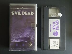 The Evil Dead (VHS 1998) Anchor Bay Limited Edition 03297/35000