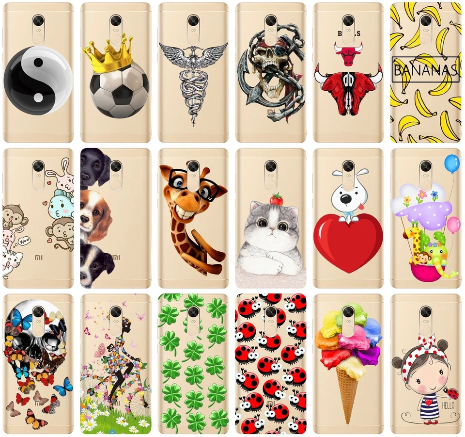 CUSTODIA COVER MORBIDA TRASPARENTE IN TPU PER XIAOMI REDMI NOTE 4X FANTASIA T4 - Immagine 1 di 1