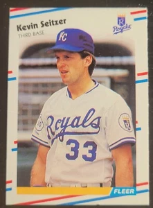 1988 Fleer #270 Kevin Seitzer Kansas City Royals Baseball Card MLB Vintage - Picture 1 of 2