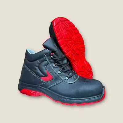 BICAP NuSca Mars Rosso S3 Sicherheitsschuhe Arbeitsschuhe Leder Stiefel B-Ware