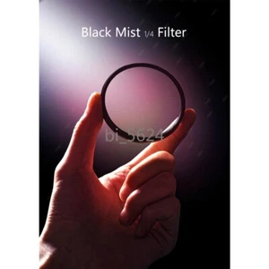 FX Black Diffusion 1/4 Filter Mist Cinematic Dreamy Effect 52 58 67 77 82mm - Picture 1 of 20