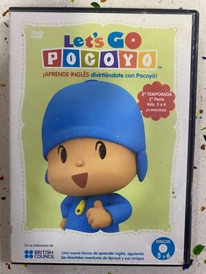 LET'S GO POCOYO DVD VOL. 5  + VOL. 6 APRENDE INGLES DIVIRTIENDOTE CON POCOYO - Imagen 1 de 3