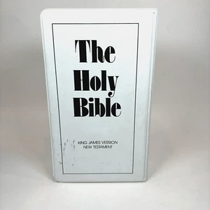 Holy Bible King James Version KJV New Testament Cassette Tape - Vintage 1980s - Imagen 1 de 12