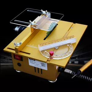 Portable Mini Table Saw DIY Wood Cutting Machine Woodworking Grinder Polisher - Picture 1 of 6