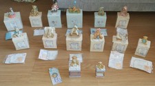 Cherished teddies large bundle boxed collection 14 + membear badge tracked post