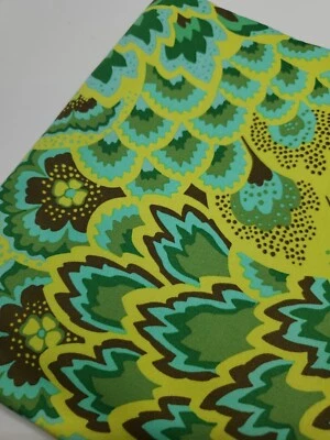 Amy Butler Upholestery Alma Flores Tela Pavo Real Decoración del Hogar Fuera de Uso Media Yarda  Foto 1 de 2