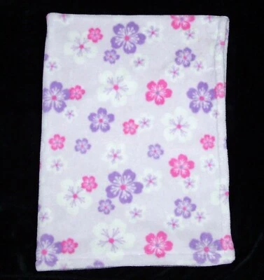 Disney Baby розовый фиолетовый белый тропические цветы одеяло безопасности милый  - Изображение 1 из 2