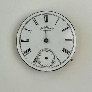 1887 Waltham 6s 7j Grade E Taschenuhrwerk Jagd Teile oder Reparatur 3343623 - Bild 1 von 9