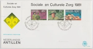 Cover Netherlands Antilles, 1981. Netherlands Antilles. 50th Anniv. Scouting, So - Picture 1 of 2