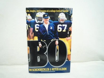 BO : HARDCOVER BOOK AUTOGRAPHED BY LEGENDARY COACH BO SCHEMBECHLER ~ 1990 - Image 1 of 3