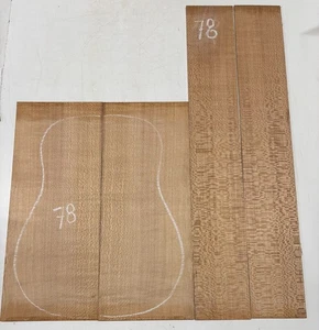 Juego trasero y lateral de guitarra Lacewood Dreadnought Luthier Tonewood #78 - Imagen 1 de 2