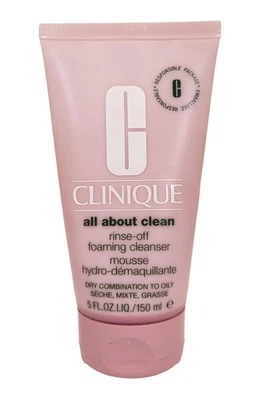 Clinique All About Clean Rinse off Foaming Cleanser 150ml Dry/Comb/Oily - Image 1 of 4