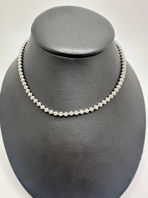 Collar Cartier C de Cartier Líneas Esenciales Oro Blanco 18K Diamantes RARO Foto 1 de 4