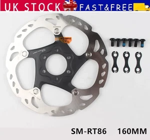 Shimano Deore XT SM-RT86 - Ice-Tech Brake Disc Rotor - 6-bolt 160mm UK STOCK - Picture 1 of 4