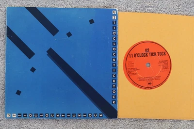U2  - 11 O'Clock Tick Tock/Touch -  Irish Picture Sleeve PS 7" - Image 1 of 2