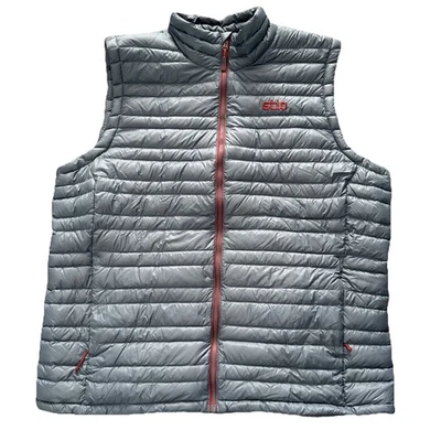 Stio Vest Mens XL Pinion Goose Down Puffer Pertex Quantum Full Zip Gray - Image 1 of 4