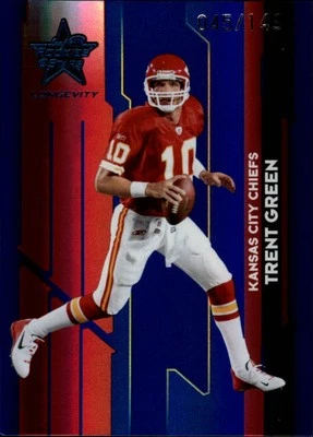 2006 Rookies and Stars Longevity Target Sapphire #56 Trent Green /149 FB - Image 1 of 2