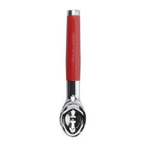 NEW KitchenAid Tools Classic Ice Cream Scoop Empire Red 21.5cm - Picture 1 of 2