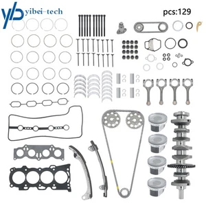 Engine Rebuild Overhaul Kit Crankshaft Rods Timing For Toyota Camry 2AZ-FE 2.4L - Picture 1 of 17
