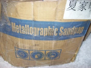 10" Round Metallographic Sandpaper Abrasive Sanding Sheet 1500 Grit 100 sheets - Picture 1 of 4