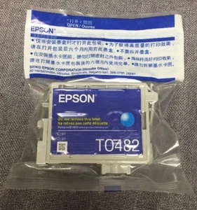 Epson® T0482 Cyan Ink Cartridge, T048220 - Picture 1 of 3