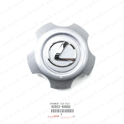Nuevo tapacubos central de rueda genuino OEM Toyota 2003-2004 Lexus LX470 42603-60600 Foto 1 de 4
