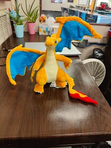 Pokemon Center Original Plush Doll Charizard NWT Chinese Writing on Tag - Picture 1 of 4