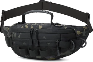 Bolsa de aparejos de pesca riñonera impermeable bolsa de cintura portátil pesca - Imagen 1 de 12